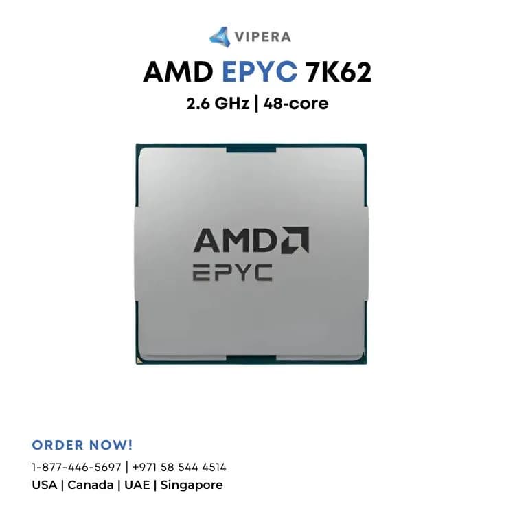 AMD EPYC 7K62 48 Core 2.6 GHz Processor