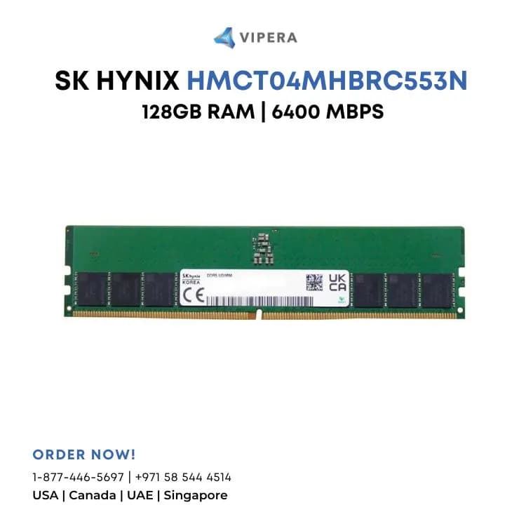 SK hynix 128GB DDR5-6400 ECC RDIMM HMCT04MHBRC553N