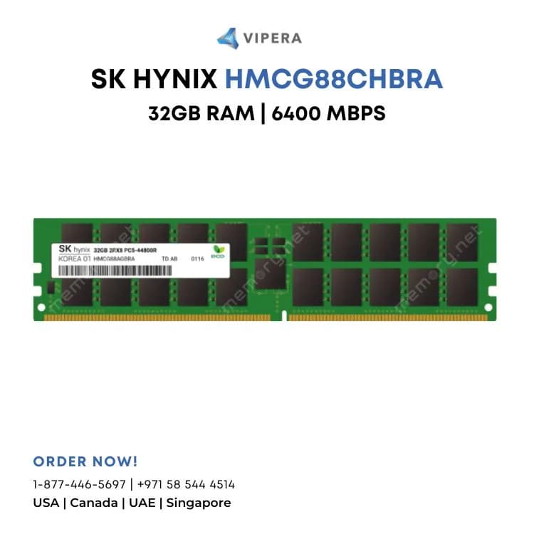SK hynix HMCG88CHBRA 32GB DDR5-6400 ECC CSODIMM Memory