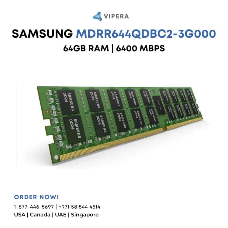 Samsung MDRR644QDBC2-3G000 64GB DDR5-6400 ECC RDIMM Memory