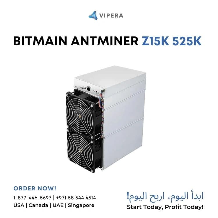 Bitmain Antminer Z15K 525K