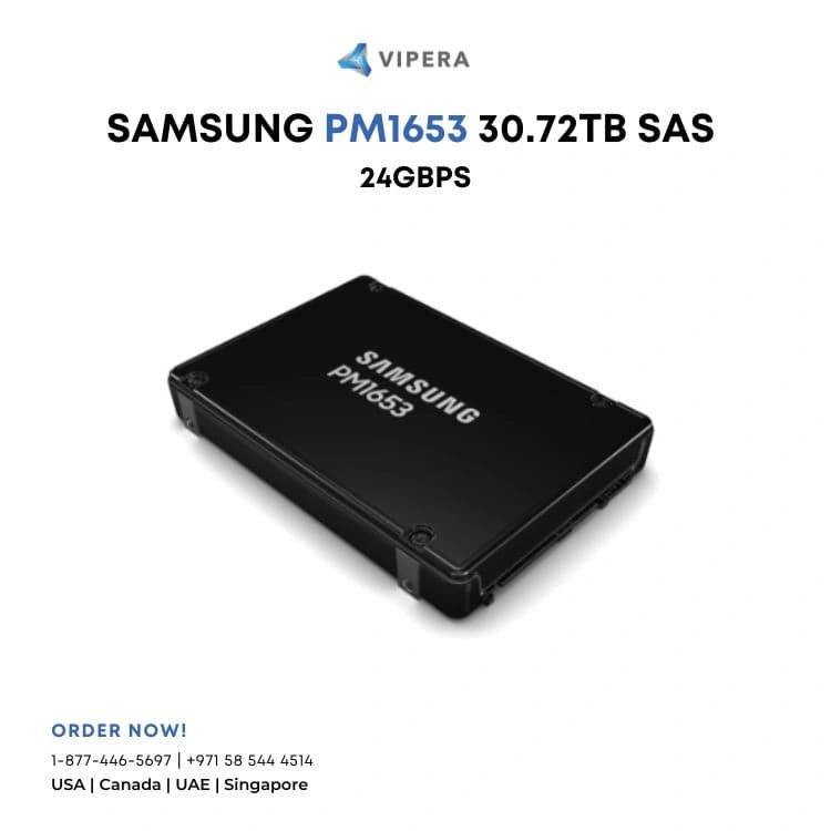 Samsung PM1653 30.72TB SAS 24Gbps